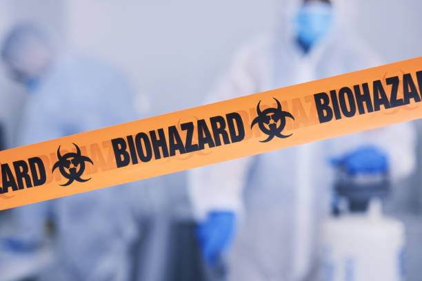 Professional Biohazard Cleanup technician working in Filley, NE